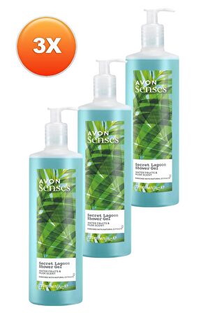Avon Lagoon Nemlendirici Duş Jeli 720 Ml. Üçlü Set