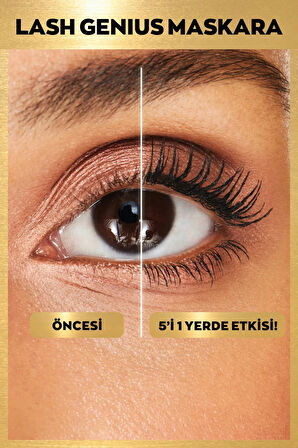 Avon True Lash Genius Maskara 10 Ml. Blackest Black Beşli Set