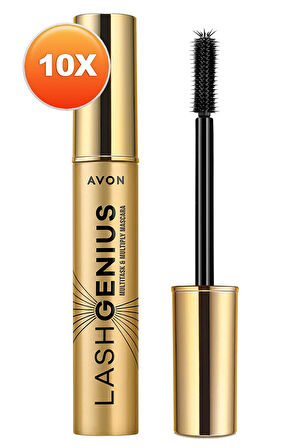 Avon True Lash Genius Maskara 10 Ml. Blackest Black Onlu Set