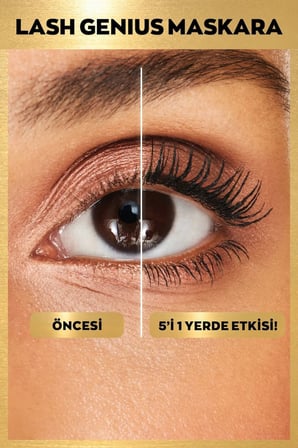 True Lash Genius 5 Etkili Maskara 10 Ml. Beşli Set