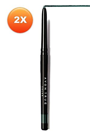 Avon Glimmersticks Açılıp Kapanabilen Göz Kalemi Emerald İkili Set