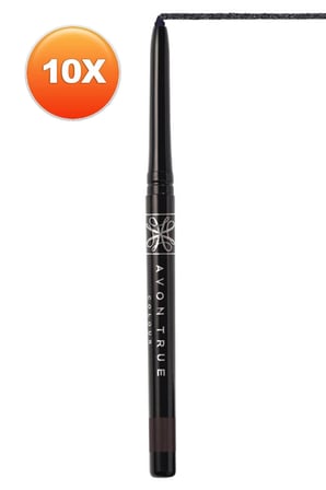 Avon Diamonds Aç Kapa Pırıltılı Göz Kalemi Black Ice Onlu Set