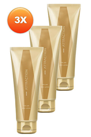 Avon Attraction Vücut Losyonu 125 Ml. Üçlü Set