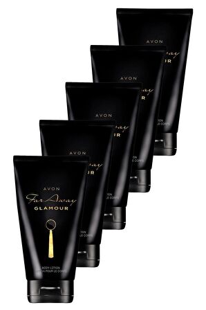 Avon Far Away Glamour Vücut Losyonu 125 Ml. Beşli Set