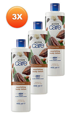 Avon Kakao Yağı E Vitaminli Vücut Losyonu 400 Ml. Üçlü Set