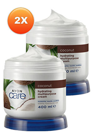 Avon Care Hindistan Cevizi Yağı İçeren Çok Amaçlı Krem 400 Ml. İkili Set