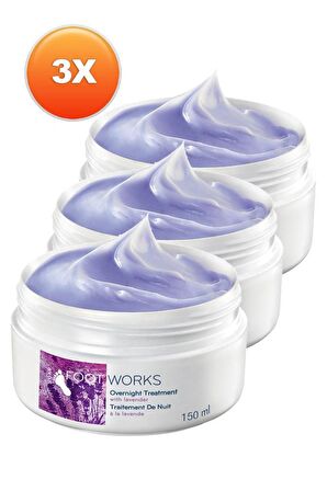 Avon Lavanta Özlü Gece Ayak Kremi 150 Ml. Üçlü Set