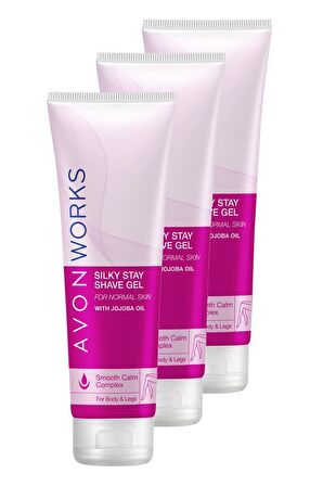 Avon Works Vücut ve Bacaklar için Tıraş Jeli 150 Ml. Üçlü Set