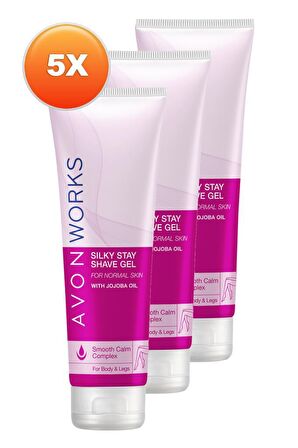 Avon Works Vücut ve Bacaklar için Tıraş Jeli 150 Ml. Üçlü Set