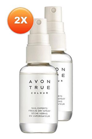 Avon True Colour Tırnak Cilası Kurutucu Sprey 50 Ml. İkili Set