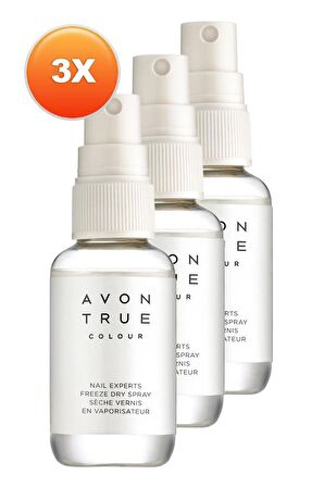 Avon True Colour Tırnak Cilası Kurutucu Sprey 50 Ml. Üçlü Set