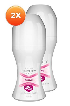 Avon OnDuty Active Kadın Rollon 50 Ml. İkili Set