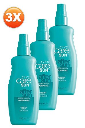 Avon Sun+ Ferahlatıcı Güneş Sonrası Spreyi 150 Ml. Üçlü Set