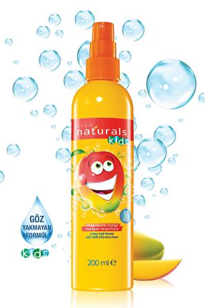 Natural Kids Mango Kokulu Göz Yakmayan Saç Açıcı Sprey - 200ml