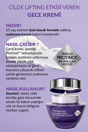 Avon Anew Platinum Gece Kremi 50 Ml.