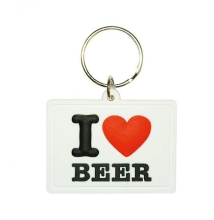 Anahtarlık I Love Beer Soft 3D