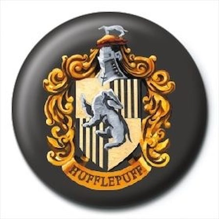 Rozet Harry Potter Hufflepuff Crest