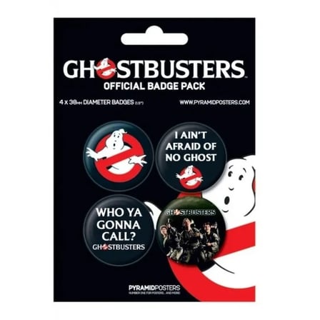Rozet Seti Ghostbusters Peter Ray &amp; Egon