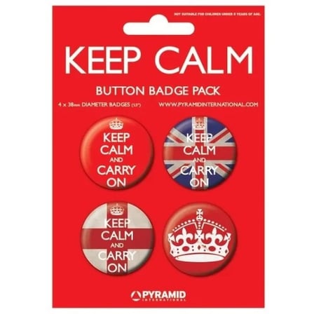 Rozet Seti Keep Calm &amp; Carry On
