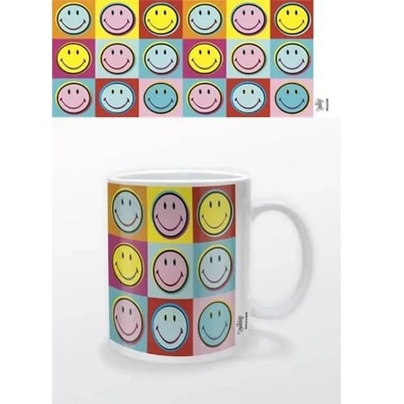 Kupa Bardak Smiley Popart