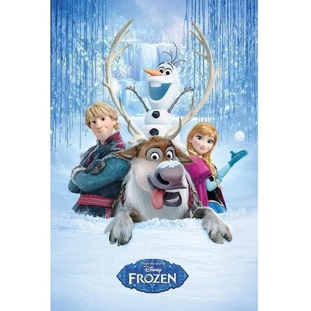 Maxi Poster Frozen Snow Group