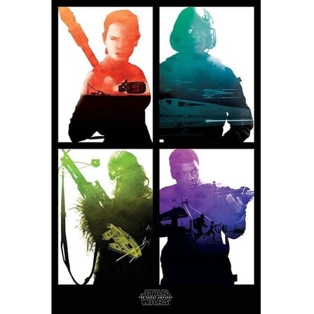 Maxi Poster Star Wars Episode VII Rebel Blocks