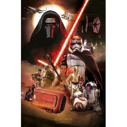 Maxi Poster Star Wars Episode VII Montage