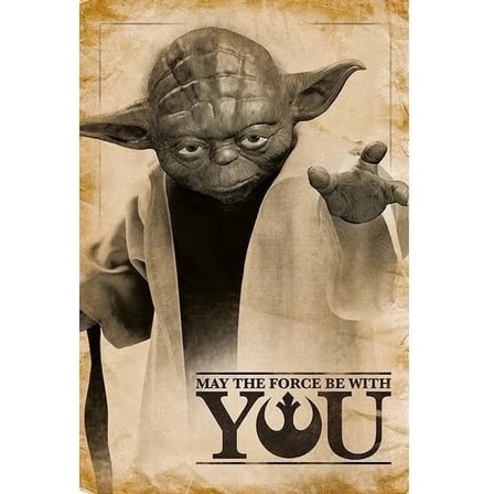 Maxi Poster Star Wars Yoda May The Force Be With You