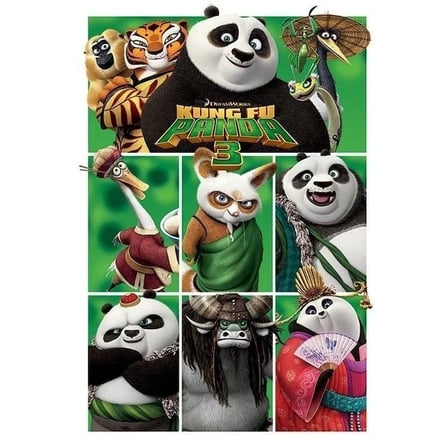 Maxi Poster Kung Fu Panda 3 Characters