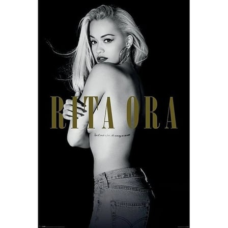 Maxi Poster Rita Ora B+W
