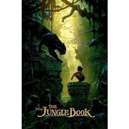 Maxi Poster The Jungle Book Bagheera &amp; Mowgli Teaser