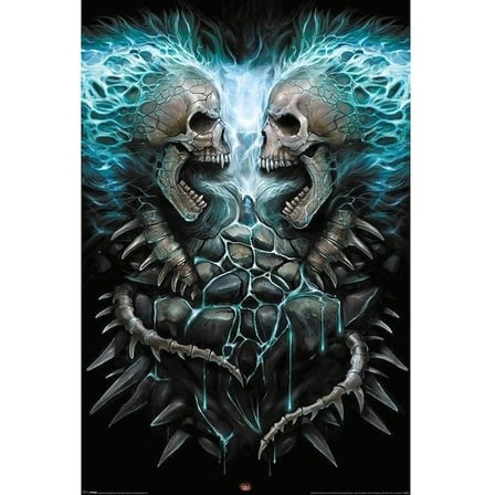 Maxi Poster Spiral Flaming Spine