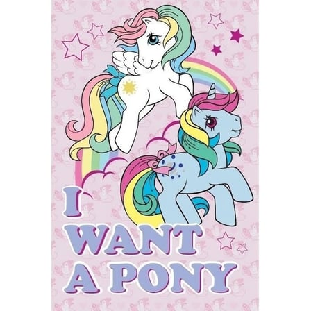 Maxi Poster My Little Pony Retro I Want A Pony