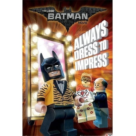 Maxi Poster Lego Batman Always Dress To Impress