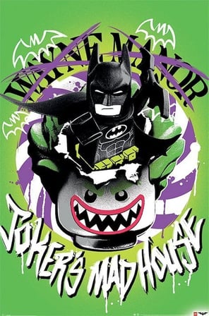 Maxi Poster Lego Batman Joker'S Madhouse