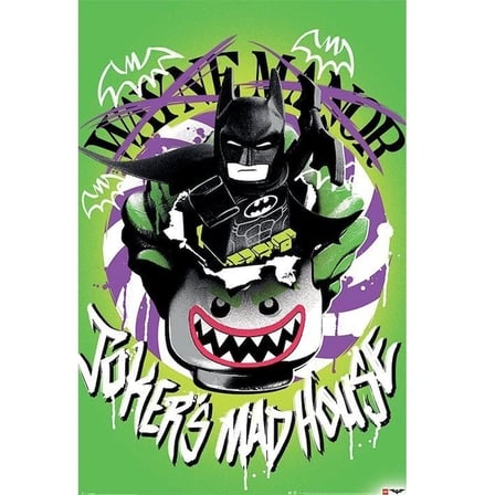 Maxi Poster Lego Batman Joker'S Madhouse