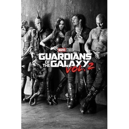 Maxi Poster Guardians Of The Galaxy 2 Black &amp; White Teaser