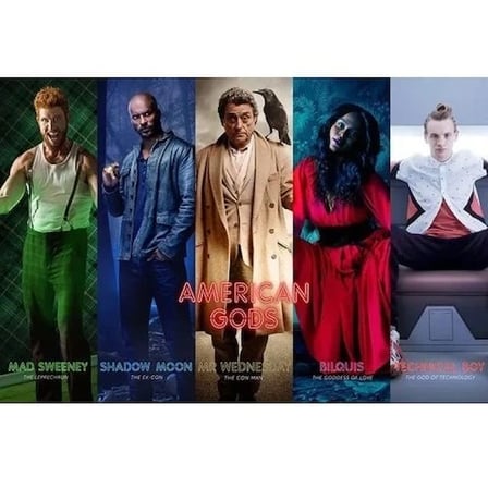 Maxi Poster American Gods Collage