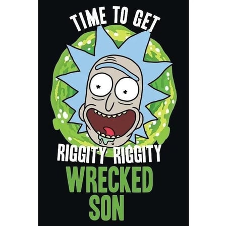 Maxi Poster Rick And Morty Wrecked Son