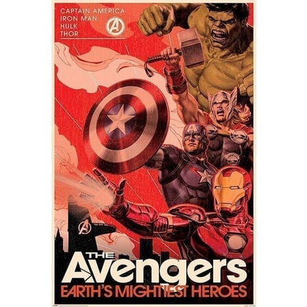 Maxi Poster Avengers (Golden Age Hero Propaganda)