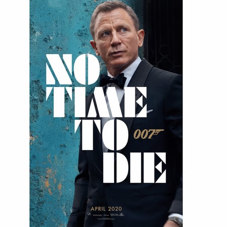 Maxi Poster James Bond (No Time To Die - Azure Teaser)