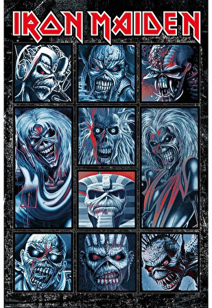 IRON MAIDEN TEN EDDIES  MAXI POSTER (İTHAL)