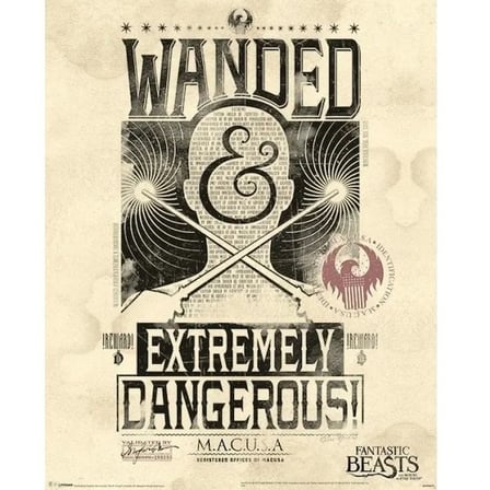 Mini Poster Fantastic Beasts Extremely Dangerous
