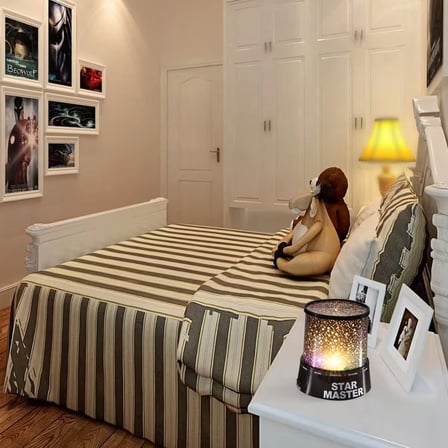 Yeni Moda Renkli Yıldızlar Sky Led Gece Işığı