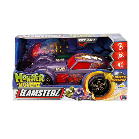 Teamsterz Monster Movers Sesli ve Işıklı Dönüşebilen Araba