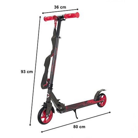 Evo Flexi 2 Tekerlekli Scooter Kırmızı