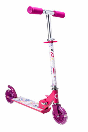 2 Tekerlekli Katlanabilir Unicorn Inline Işıklı Scooter: Pratik, Şık ve Büyülü Sürüş Deneyimi!