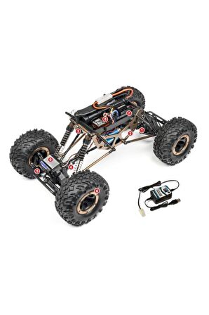 Mv12505 Maverick Scout Rc 1/10 Rtr 4wd Electric Rock Crawler