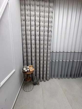 NİVEMESHOME PETEK GRİ  1/3 PİLELİ  TÜL PERDE