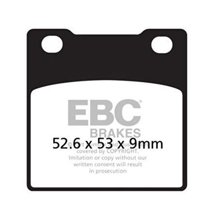 EBC FA063HH SUZUKI GSX600/750 SINTER FREN BALATASI